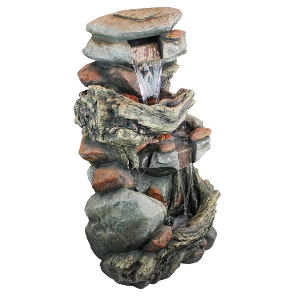 Design Toscano Cathedral Falls Cascading Waterfall Garden Fountain - DW172122