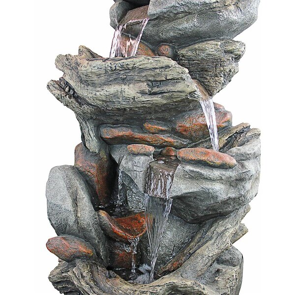 Design Toscano Cathedral Falls Cascading Waterfall Garden Fountain - DW172122