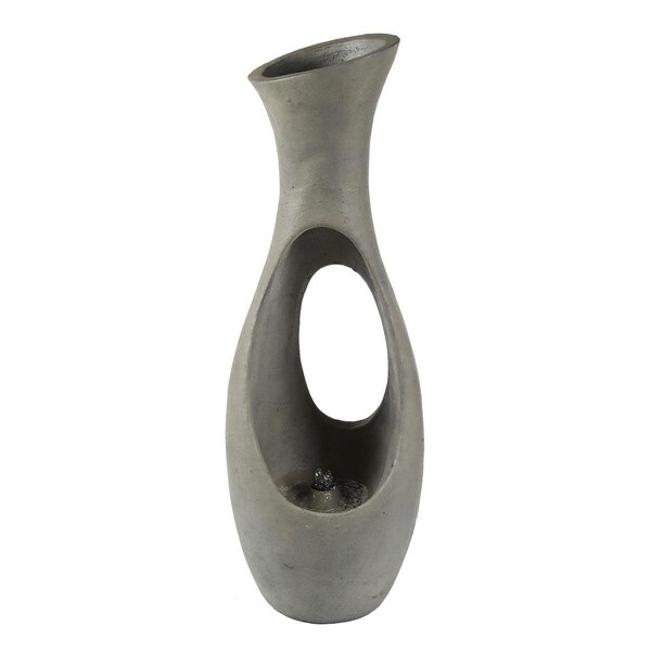 Vaser Designs Vase Shape Fountain with LED Light - VA2999422