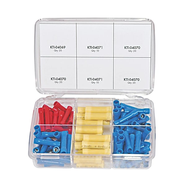 Kit de conectores de terminales K-Tool International - 100 piezas, 00003 - KTI00003