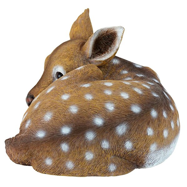 Design Toscano Hershel, the Forest Fawn Baby Deer Statue - QM2737500