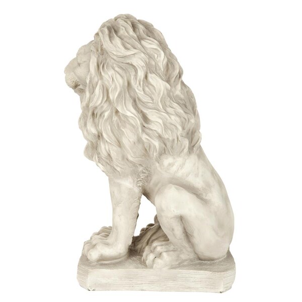Design Toscano Mansfield Manor Lion Sentinel Statue: Looking Right - SH43