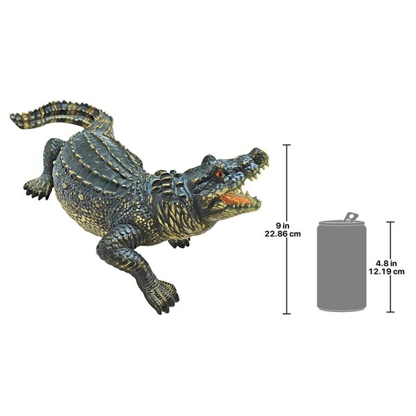 Design Toscano The Agitated Alligator Swamp Gator Statue - QL56979