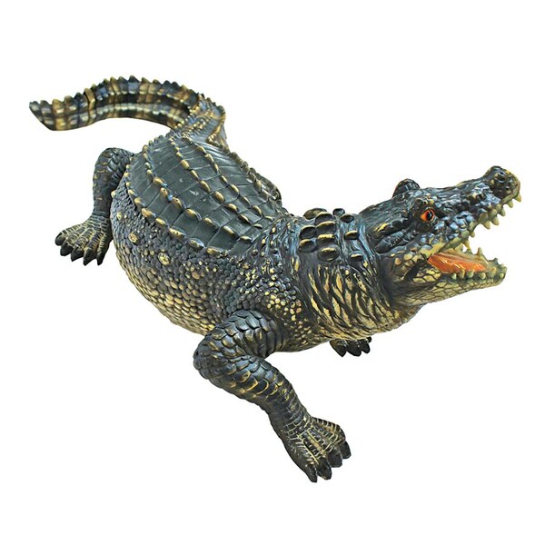 Design Toscano The Agitated Alligator Swamp Gator Statue - QL56979