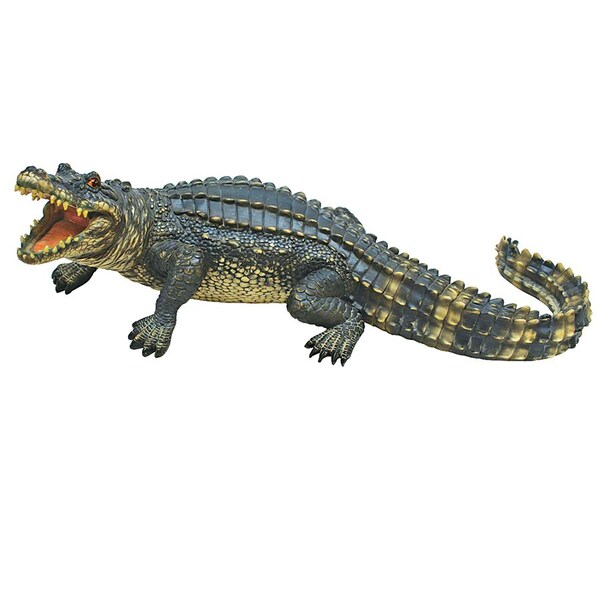 Design Toscano The Agitated Alligator Swamp Gator Statue - QL56979