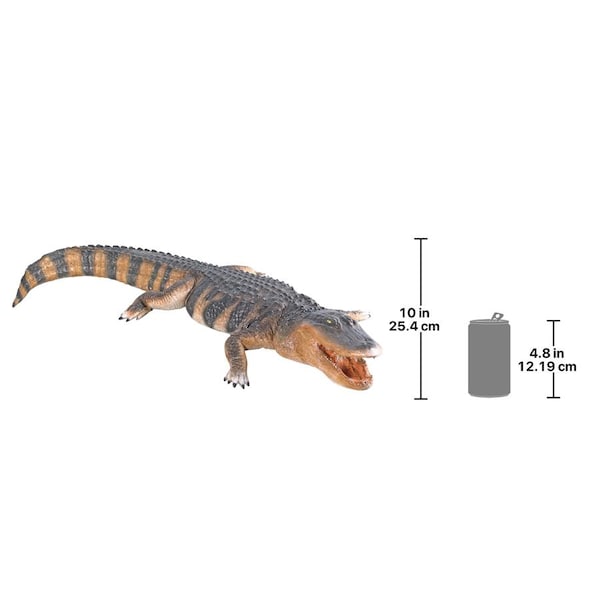 Design Toscano Stalking Swamp Predator: Alligator Garden Statue - NE80142