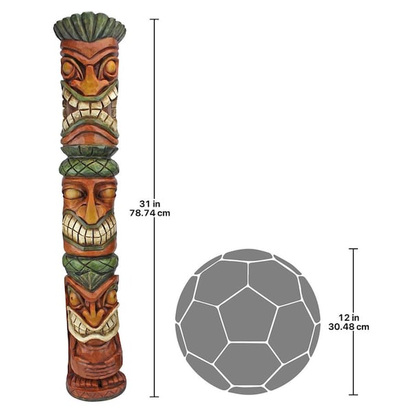 Design Toscano Aloha Hawaii Tiki Sculpture: Moai Haku Pani - CS22670
