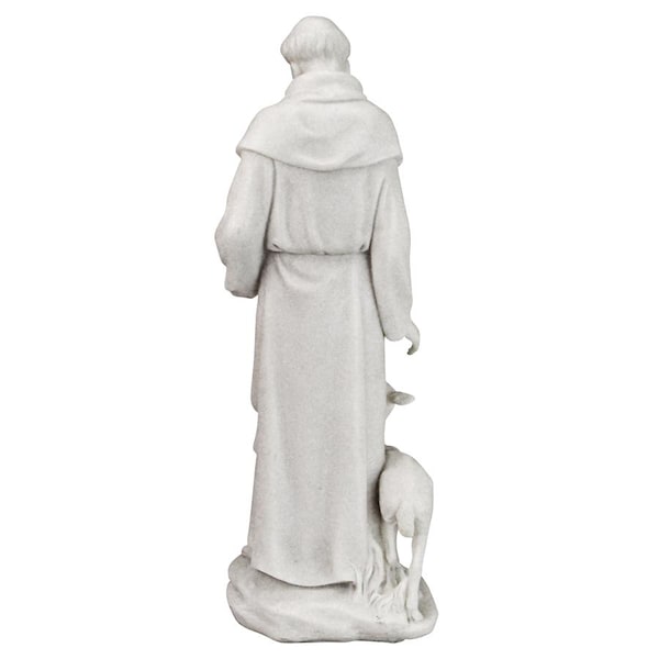 Design Toscano Saint Francis of Assisi, Patron Saint of Animals Marble Resin Statue - QS276335