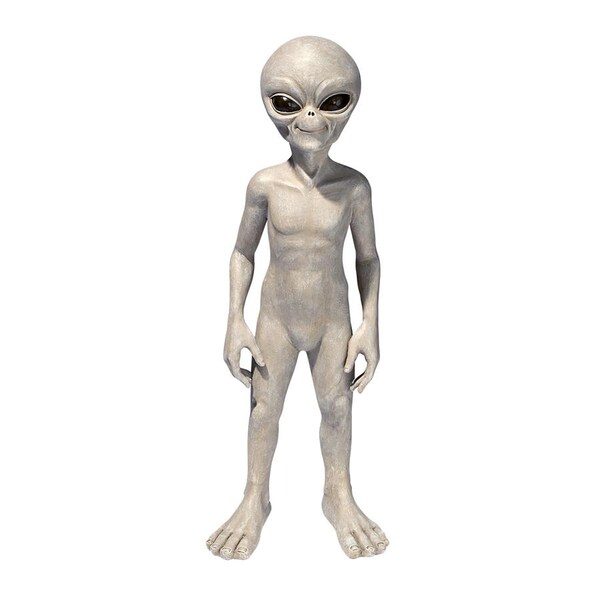 Design Toscano The Out-of-this-World Alien Extra Terrestrial Statue: Medium - LY612251