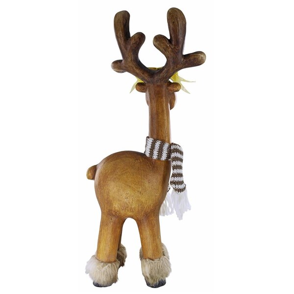 Design Toscano Santa's Second Team Holiday Reindeer Statue: Zoey - DS19767