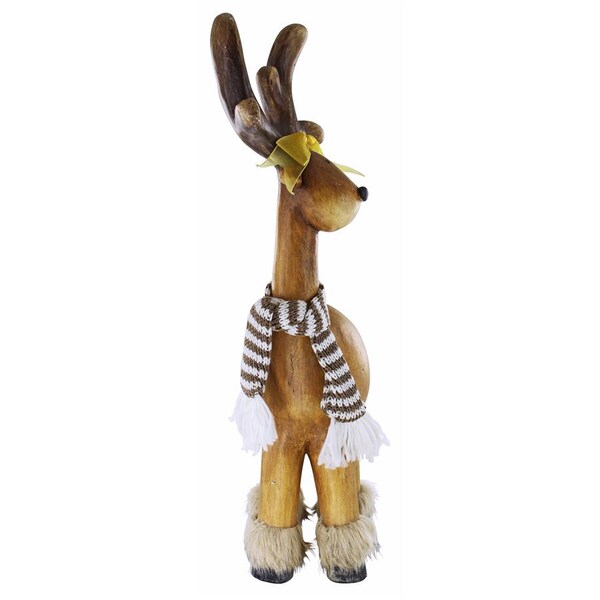 Design Toscano Santa's Second Team Holiday Reindeer Statue: Zoey - DS19767
