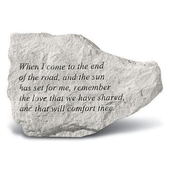 Kay Berry - Inc. When I Come To The End Of The Road - Memorial - 6.5 Inches x 4.5 Inches - KA313531