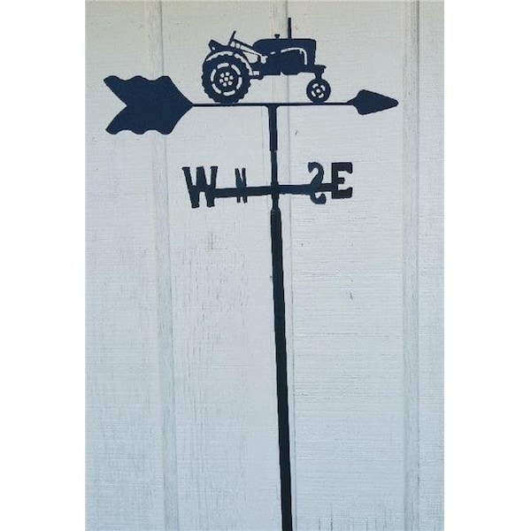 The Lazy Scroll The Lazy Scroll tractorin Tractor Garden Mount Weathervane - TRACTORIN