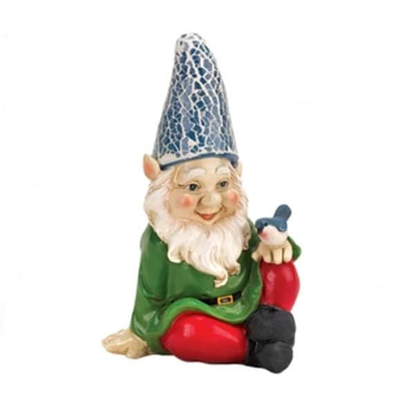 Eastwind Gifts Cheery Gnome Solar Garden Statue - 10016215