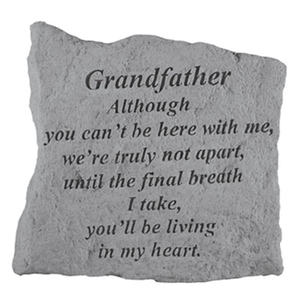 Kay Berry Grandfather Although You Can-T Be Here - Memorial - 5.25 Inches X 5.25 Inches - 16020