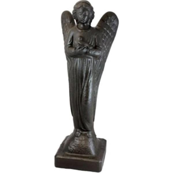 Emsco Group Emsco  29 in. Natural Bronze Appearance Morning Angel Statue - 92260-1