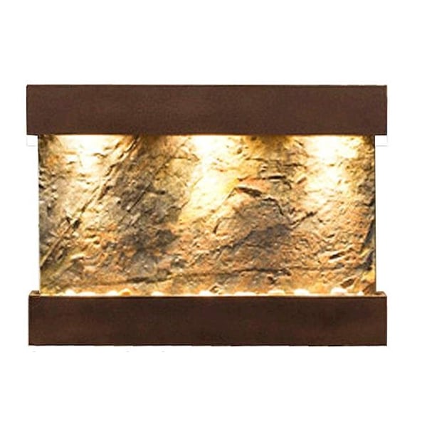 Adagio Adagio RCS5002 Reflection Creek - Green Natural Slate Wall Fountain - RCS5002