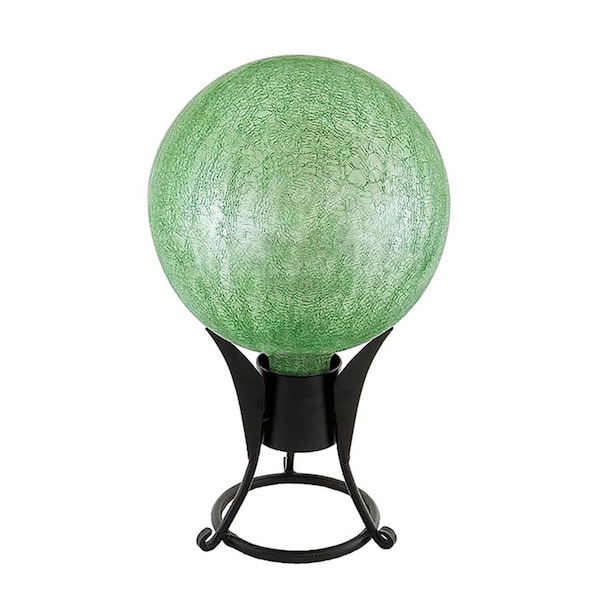 Achla Designs Achla  6 in. Gazing Globe  Light Green  Crackle - G6-LG-C