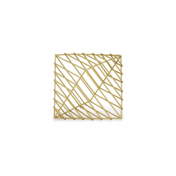 Escenografia Jumbo Gold Metal Decorative Sculpture, Gold - ES3099281