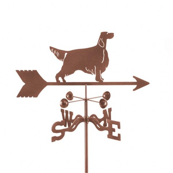 Ez Vane Setter Dog Weathervane with Roof Mount - EZ1419-RF