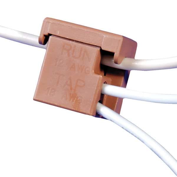 Te Connectivity Ballast Tap/Splice, 18AWG, 0.96", Azul, PK100 - CPGI-1811027-2-K100