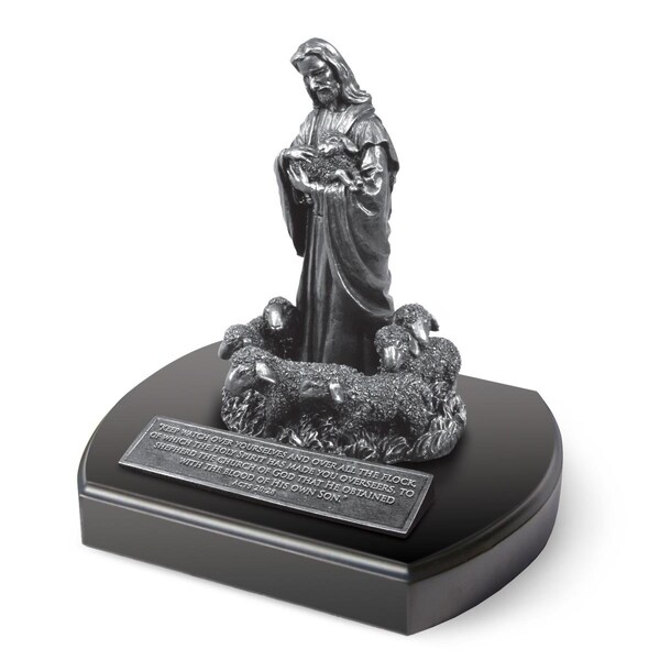 Dicksons Unisex Moments of Faith Good Shepherd Sculpture, Bronze - One Size - 20120