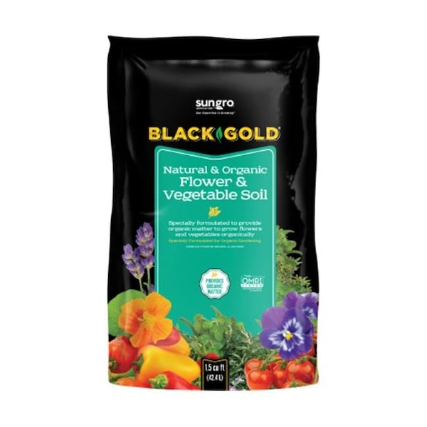 Sun Gro Horticulture Sun Gro Horticulture 262142 1.5 CUFT Flower & Vegetable Garden Soil - 262142