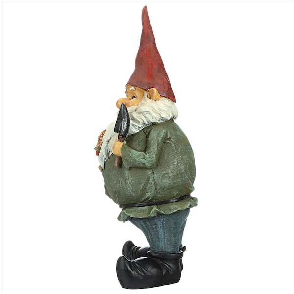 Design Toscano Dagobert with Gifts Garden Gnome Statue - QM211261
