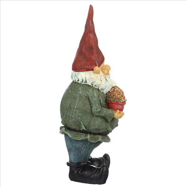 Design Toscano Dagobert with Gifts Garden Gnome Statue - QM211261