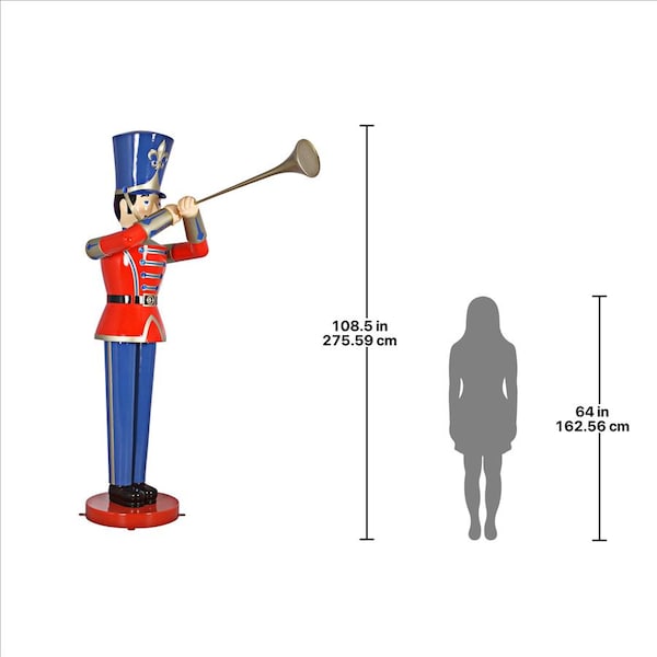 Design Toscano Giant Trumpeting Soldier Statue - NE140008