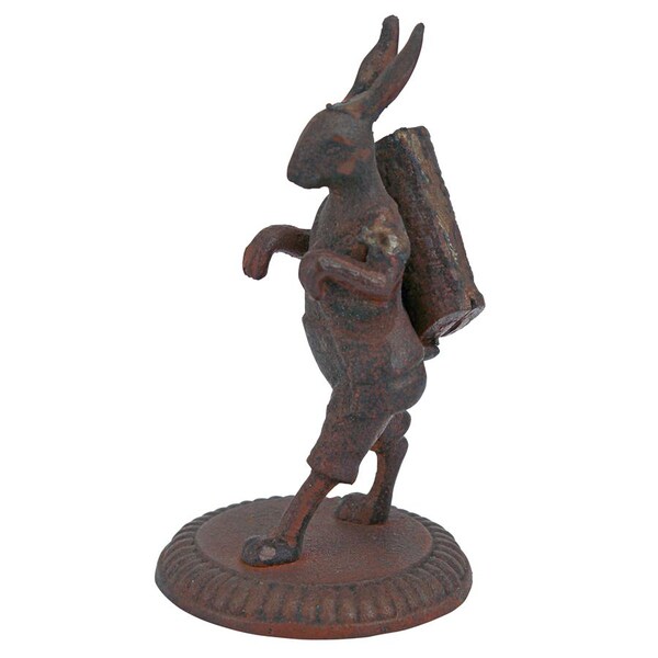 Design Toscano The Wandering Rabbit Cast Iron Matchstick Sculpture - SP1341