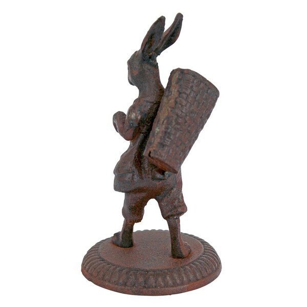 Design Toscano The Wandering Rabbit Cast Iron Matchstick Sculpture - SP1341