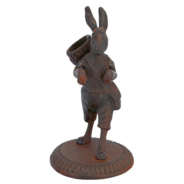 Design Toscano The Wandering Rabbit Cast Iron Matchstick Sculpture - SP1341