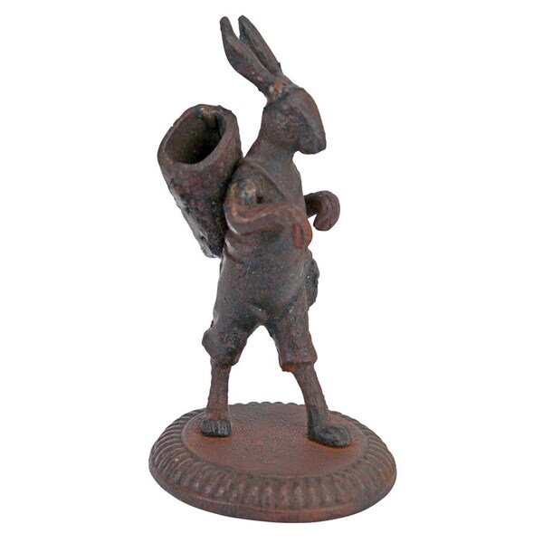 Design Toscano The Wandering Rabbit Cast Iron Matchstick Sculpture - SP1341