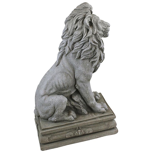 Design Toscano Fouquet Royal Palace Sentinel Lion Statue: Set of Two - LY988278