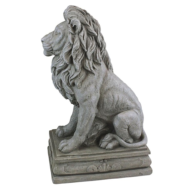 Design Toscano Fouquet Royal Palace Sentinel Lion Statue: Set of Two - LY988278