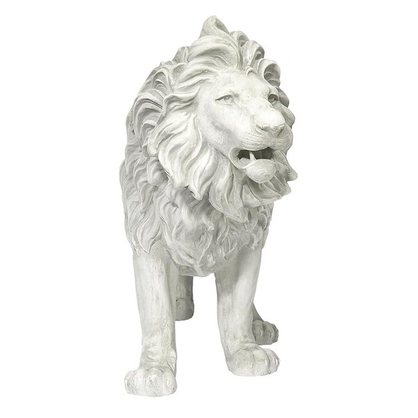 Design Toscano Regal Lion Sentinel of Grisham Manor Statue: Right Foot Forward - KY1671