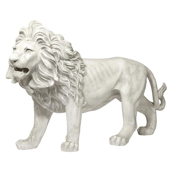 Design Toscano Regal Lion Sentinel of Grisham Manor Statue: Right Foot Forward - KY1671