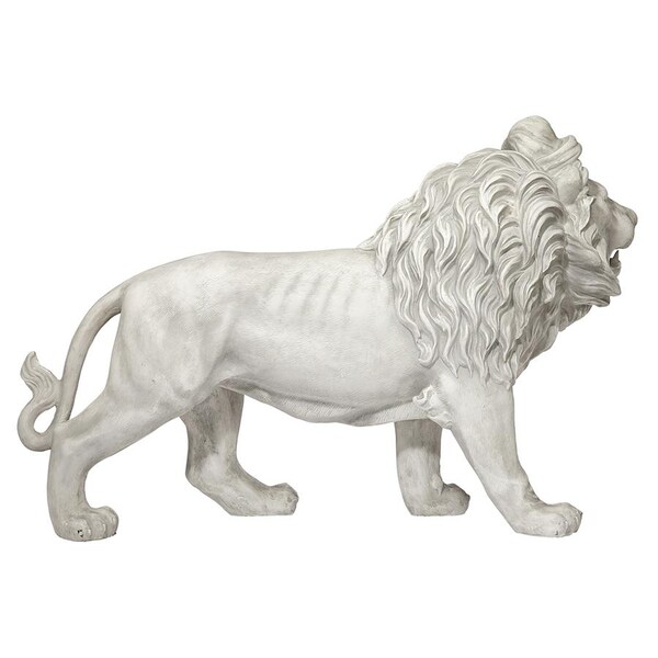 Design Toscano Regal Lion Sentinel of Grisham Manor Statue: Right Foot Forward - KY1671