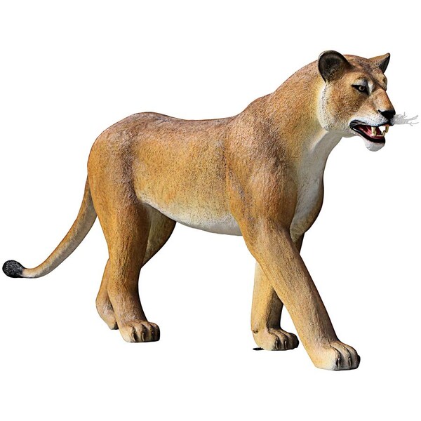 Design Toscano The Grande-Scale Wildlife Animal Collection: Lioness on the Prowl Statue - NE180220