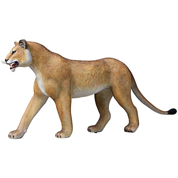 Design Toscano The Grande-Scale Wildlife Animal Collection: Lioness on the Prowl Statue - NE180220