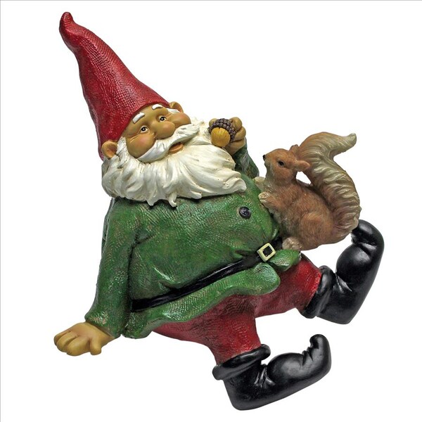 Design Toscano Osbert, the Garden Gnome Shelf Sitter Statue - QM208561