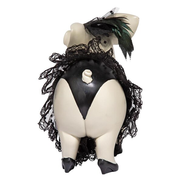 Design Toscano Lace and Lard, Madame Pig Statue - QS2810