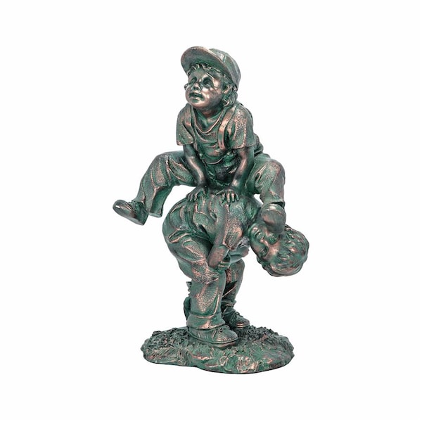 Design Toscano Leap Froggin Playing Boys Garden Statue - NG30439
