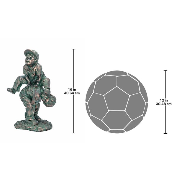 Design Toscano Leap Froggin Playing Boys Garden Statue - NG30439