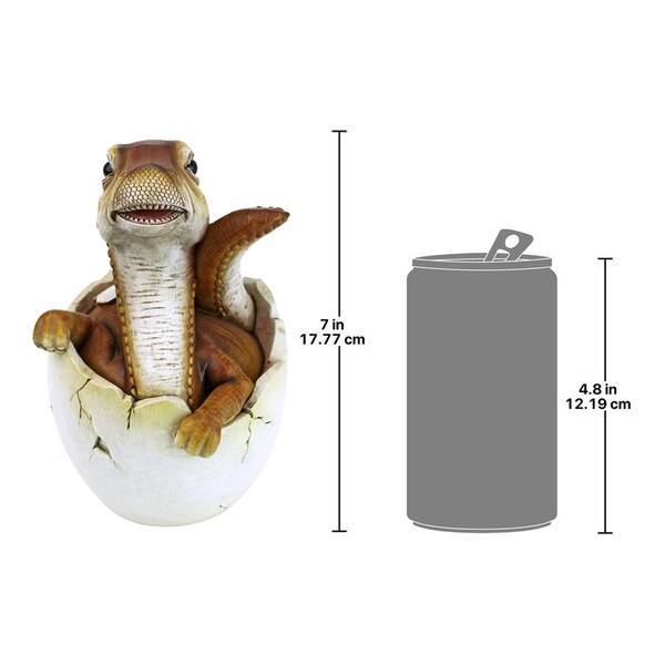 Design Toscano Baby Raptor Dino Egg Statue - QM2727900