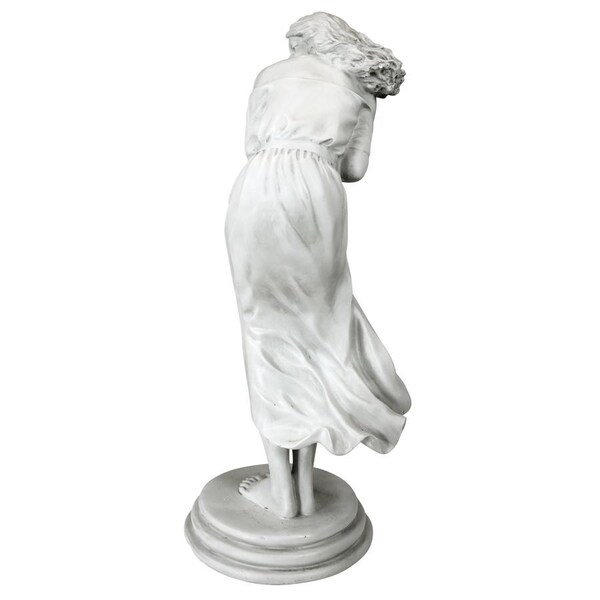 Design Toscano Windblown Sculpture: Antique Stone Finish - NG31127
