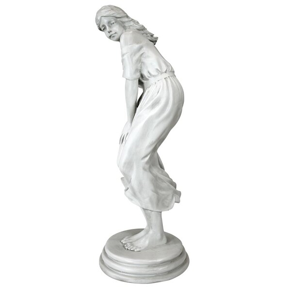 Design Toscano Windblown Sculpture: Antique Stone Finish - NG31127