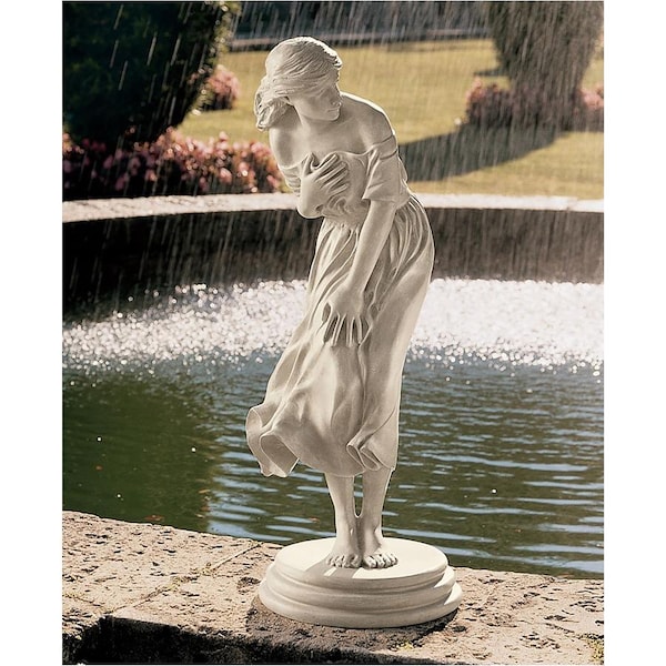 Design Toscano Windblown Sculpture: Antique Stone Finish - NG31127