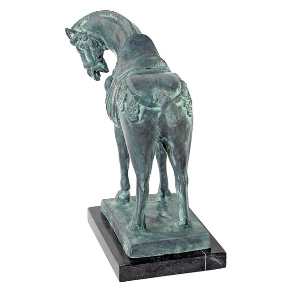 Design Toscano Tang Dynasty Horse Quality Lost Wax Bronze Statue - SU070